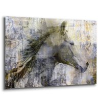 Epic Art 'Vintage konj, akril staklena zidna umjetnost, 36 x24