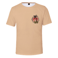 Muške majice plus veličina vrhova Muška havajska majica i majica kratkih rukava s kratkim rukavima,