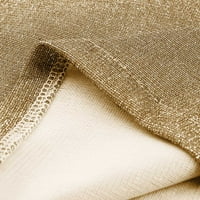 Ženski vrhovi Camisole Custom rukava Ležerne prilike ljeto V-izrez Košulje Zlato XL