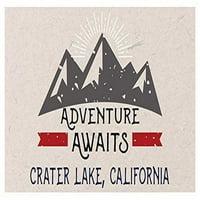 Crater Lake California Suvenir Frižider Magnet Avantura čeka dizajn