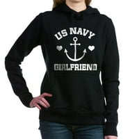 Cafepress - Američka mornarica Djevojka Poklon Ženski s kapuljačom s kapuljačom - pulover Hoodie, klasična