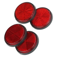Kružni reflektori, izblokriveni vodootporni crveni bočni marker lagana školjka 2in za skuter za prikolice