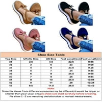 Crocowalk Womens Wedge Sandale Sandale Sandale gležnjače zatvorene nožne cipele