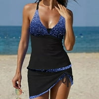 Brazilski bikini setovi za žene Tankini plaže s plićama s visokim strukom Tropsko kupaći kostim push