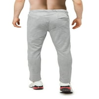 Muška aktivna moda Jogger Dukseri sa džepovima i elastičnim dnom, vježbanje atletske hlače za trening