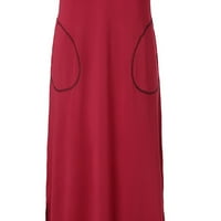 Haljine u Roliyen Maxi za žene Nightshirt V-izrez kratkih rukava ultra-mekana haljina za spavanje u