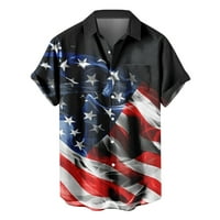 XYSAQA Patriots kratki rukav s majicama za muškarce - američke majice za zastave za muškarce za SAD