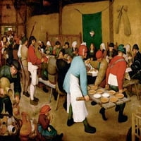Poster seljačkog vjenčanja Ispis Pietera Bruegel stariji