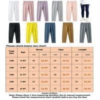 Beiwei Toddler gamaše elastične struine pantalone Skinke hlače udobne dugačke pantske ploče dno su čvrste