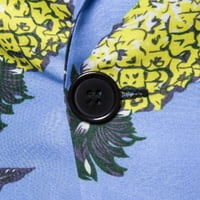 Simplmasygeni Blazers za muškarče Jakne za čišćenje odijelo casual havajski cvijet s jednim gumbom