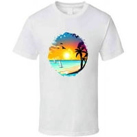 Prekrasna tropska plaža Tee Novelty Tropical Palm Trees Thirt Summertime Lover majica