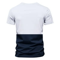 Majice za muškarce Grafički vrat T Summer Majica kratkih rukava Casual Džep 3D Muški Top Digital Round