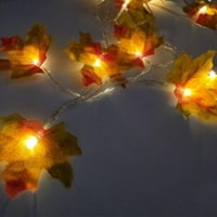 Shuwee Jesen javorov list svjetlo, jesen ukras svjetlo LED javorov list Genie svjetlo za žetvu jesen