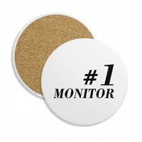 Broj. Monitor Sezona diplomske sezone Coaster Cup Šalica za zaštitu stola upijajući kamen