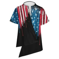 Patriotske košulje bez rukava Američka zastava odjeću suncokret okrugli vrat rukavac bez rukava casual