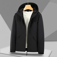 Homodles tople jakne za muškarce jakne kaput crna veličina l