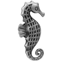 Seahorse životinjski okean serija serija Cink Legura ručka ručka ormara