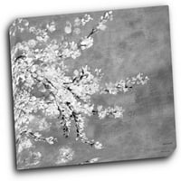 Sakura srebrna galerija zamotana istegnuta platna