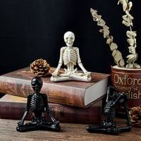 Halloween Yoga Skeleton Funny Pokloni Anti-FADE Kolekcionarski festival Horror Festival Prop Resin Crafts