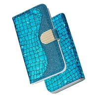 iPhone 6s Plus novčanik, iPhone plus Bling Case, Dteck Glitter Shiny Flip Case Magnetna kristalna zaštitna