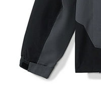 Zunfeo jakna za muškarce Cleariance- Ležerne prilike Anorak s kapuljačom sa kapuljačom sa solim zip-up
