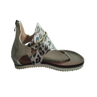 Dezed ženske sandale Elegantni leopard Print Usredne Boho Style Sandale Clearence Žene Ljetne kopče