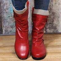 FVWitlyh čizme za žene visoke čizme za koljena široke teleće ženske nove vanjske trgovinske zimske europske