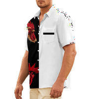 Muška košulja pileće stilske atraktivne atraktivne majice na plaži za mlade za upoznavanje i putovanja