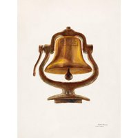 Waddell, Harry Mann Crni moderni uokvireni muzej umjetnički print pod nazivom - Bell 1940