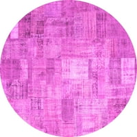 Ahgly Company u zatvorenom okrugli patchwork ružičastim prelaznim prostirkama, 4 '
