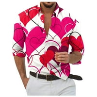 Muška majica Dizajnerska proljetna ljeto Muška povremena 3D Halloween Tiskanje Havajska bluza s dugim