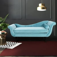 69 '' kauč za kauč, modernu sofu Recliner kauč LONG ležaljka sa baršunastim tkaninom za spavaću sobu,
