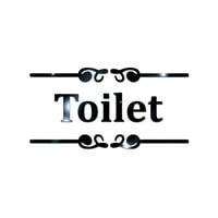 Pgeraug naljepnica kreativno DIY modne ličnosti 3D zidne naljepnice Toalet savjeti za kupaonice Naljepnice Zidne naljepnice A