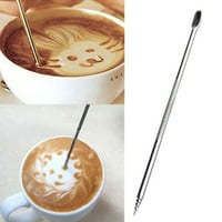 Kafa od nehrđajućeg čelika Latte cappuccino cvjetni pin Stipa DIY Fancy Alati za kavu Garland iglica
