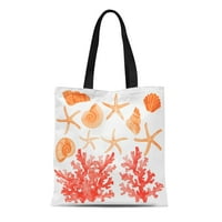 Platnena torba Potpuna tota Trgovine Trgovinske vrećice Različite morske školjke koralji i zrakoplova