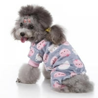Padam pidžama Soft Flannel PJS za kućni ljubimci za pse toplo i ugodno