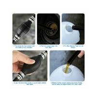 Tečni ulje za tekućinu tekućine SIFON ručni komplet za ručnu pumpu Ručno gorivo Cisterna za plin 5,9ft