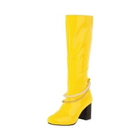 Comfort Girls Dame Cowboy Boots za žene Chukka čizme High-Heels Clee High Boots Ženske cipele Dressy