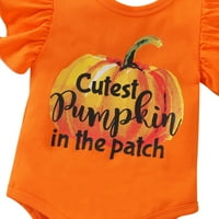 Bullpiano Baby Halloween Outfit bundeve s dugim rukavima ROMPER TOPS TULLE suknja za glavu 1. Halloween