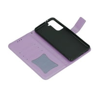 Zaštitna futrola za novčanik, udoban novčanik futrola za telefon za pametni telefon ljubičaste