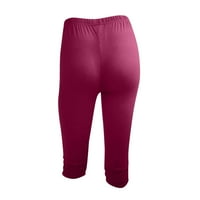 Capri pidžama hlače za žene modne ženske nogave fitness trčanje čvrstim sportovima joga capris hlače