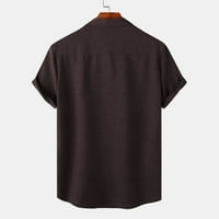 Havajske majice Retro kuglanske majice za muškarce Skraćene platnene majice Ljetne klasične majice za