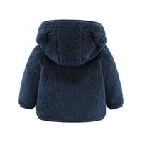 Toddler Boys Baby Girls Bear uši kapuljač s kapuljačom, hladni rublje s toplim zimskim kaputom