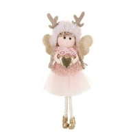 Veki lutka Privjesak anđeoski ukrasi stablo plišani viseći Xmas božićni ukras Početna Dekor mini stabla