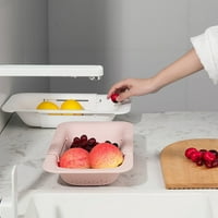 Nova kućna kuhinja Essentials preko košare za cjedilo sudopera - oprati povrće i voće, odvodite kuhanu