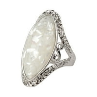 Heiheiup nakit za ljuljav prsten zvona Vintage prsten poklon prsten Illu- Ženski isklesani prstenovi