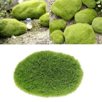 Umjetna mahovina stijene zelene mahovine kuglice nejasne mahovine poklopac kamenja različite veličine