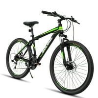 Feildoo brdski bicikl, kamena planina, 21-stepeni, 17 okvir, lagane, crne i bijele i zelene pruge, uklapaju