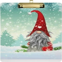 Božićni snjegović gnome međuspremnik Tvrdborska ploča za stapanje drva i povucite za standardno pismo
