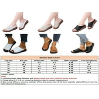 Sanviglor Womens Sandale sklizne na slajdovima Peep toe klina Sandal unutarnji vanjski lagani modni